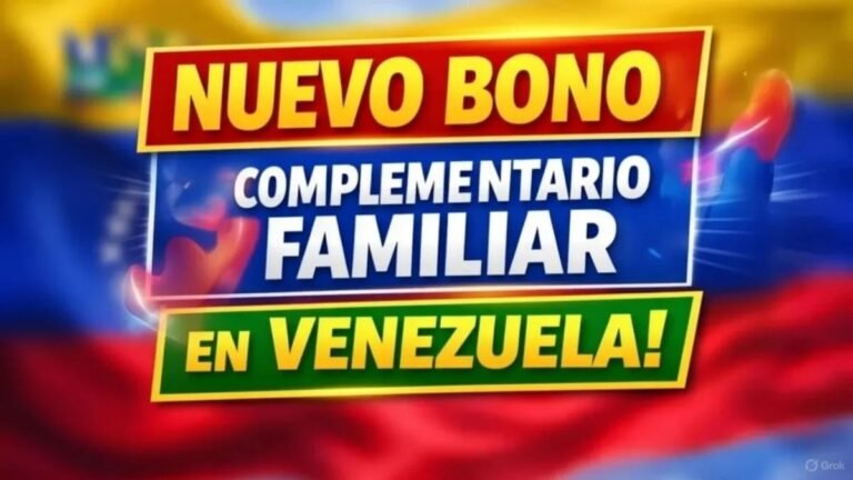 Bono Complementario Familiar Venezuela, Sistema Patria Bono, Nuevo Bono Venezuela, Bonos Patria Hoy,